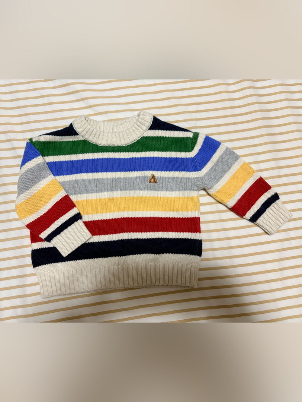 GAP striped baby sweater